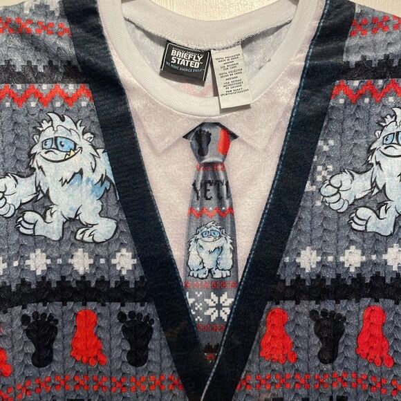 Briefly Stated- NWOT- Ugly Christmas Sweater- Yeti to Party- Size Medium - Picture 6 of 6